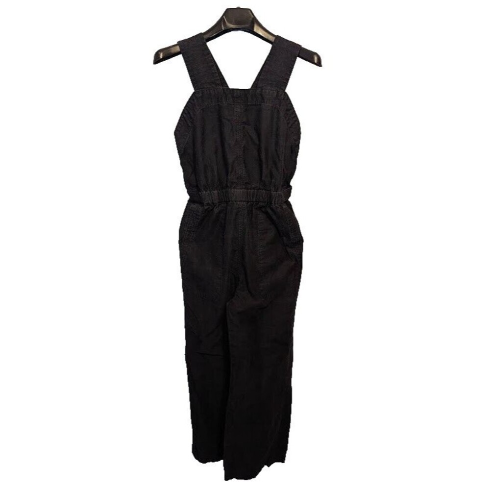 Everlane Womens Black The Fatigue Apron Jumpsuit  Size 2